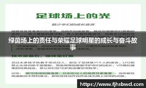 绿茵场上的责任与荣耀足球明星的成长与奋斗故事